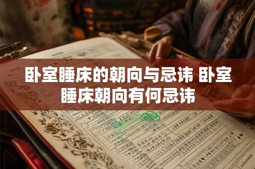 卧室睡床的朝向与忌讳 卧室睡床朝向有何忌讳