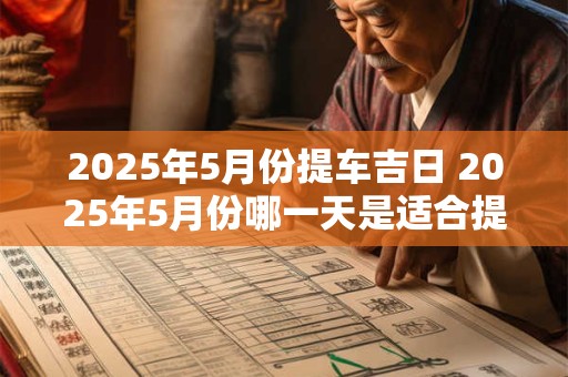 2025年5月份提车吉日 2025年5月份哪一天是适合提车的吉日