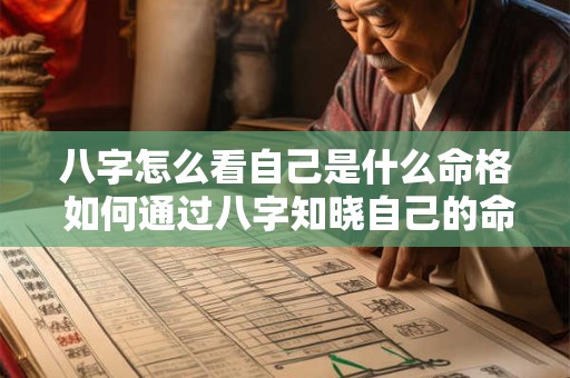 八字怎么看自己是什么命格 如何通过八字知晓自己的命格