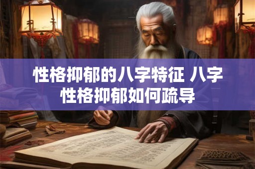 性格抑郁的八字特征 八字性格抑郁如何疏导
