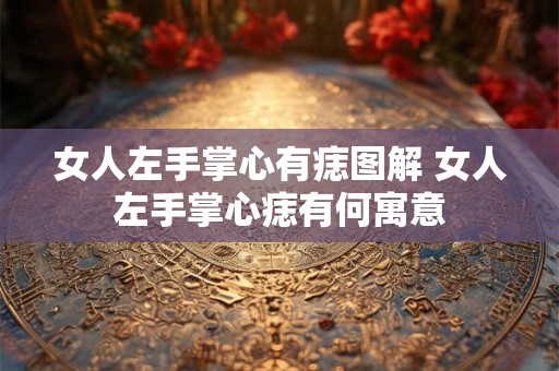 女人左手掌心有痣图解 女人左手掌心痣有何寓意