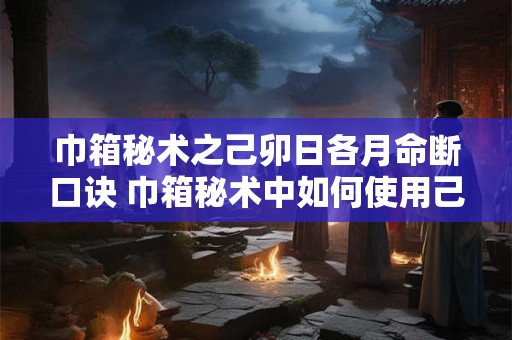 巾箱秘术之己卯日各月命断口诀 巾箱秘术中如何使用己卯日各月命断口诀