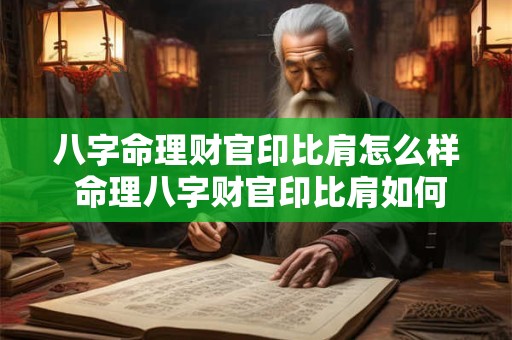 八字命理财官印比肩怎么样 命理八字财官印比肩如何