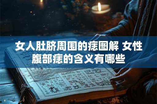 女人肚脐周围的痣图解 女性腹部痣的含义有哪些
