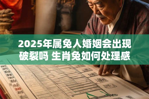 2025年属兔人婚姻会出现破裂吗 生肖兔如何处理感情危机