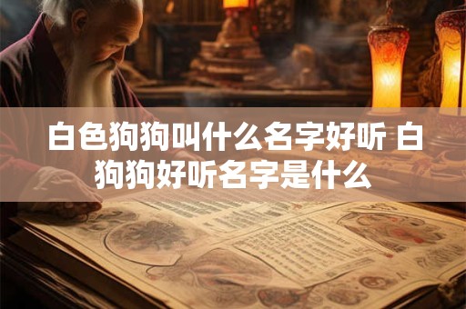 白色狗狗叫什么名字好听 白狗狗好听名字是什么