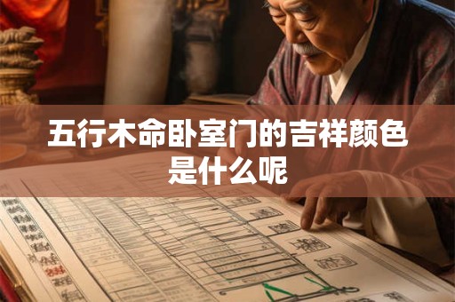 五行木命卧室门的吉祥颜色是什么呢