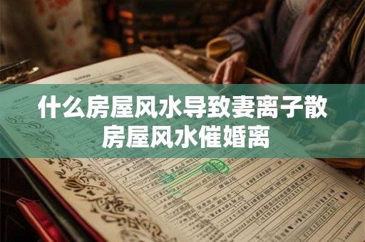 什么房屋风水导致妻离子散 房屋风水催婚离