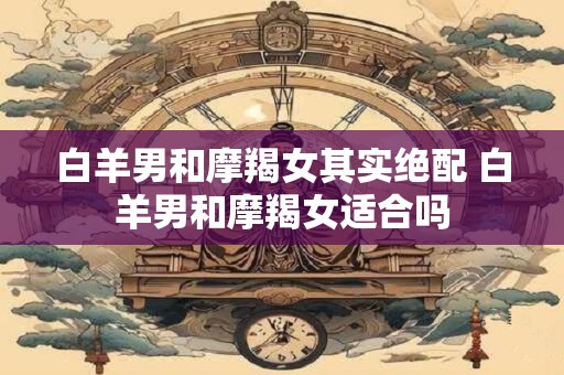 白羊男和摩羯女其实绝配 白羊男和摩羯女适合吗