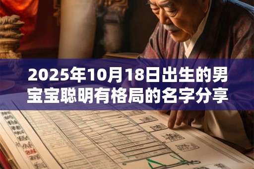 2026年10月18日出生的男宝宝聪明有格局的名字分享