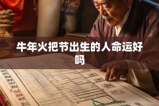 牛年火把节出生的人命运好吗