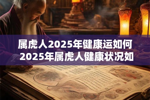 属虎人2025年健康运如何 2025年属虎人健康状况如何