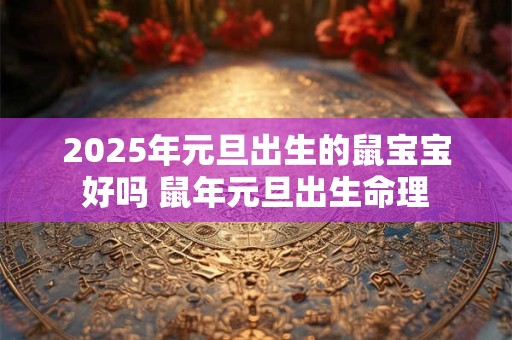 2025年元旦出生的鼠宝宝好吗 鼠年元旦出生命理