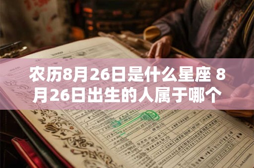 农历8月26日是什么星座 8月26日出生的人属于哪个星座