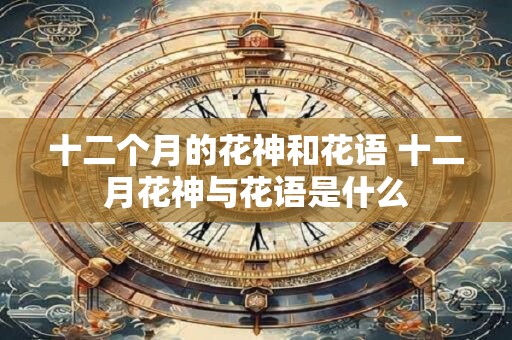 十二个月的花神和花语 十二月花神与花语是什么