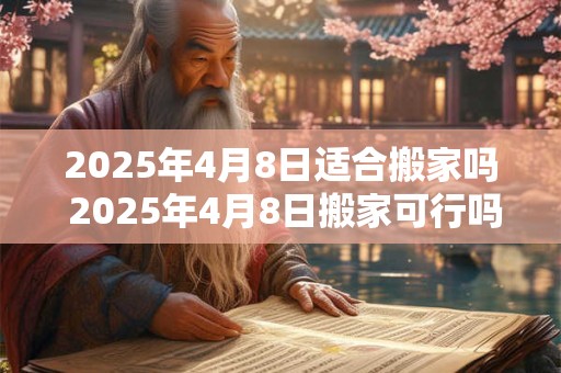 2025年4月8日适合搬家吗 2025年4月8日搬家可行吗