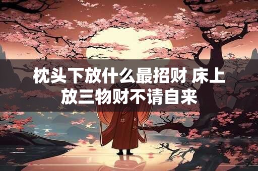 枕头下放什么最招财 床上放三物财不请自来 枕头下放什么最招财 床上放三物财不请自来