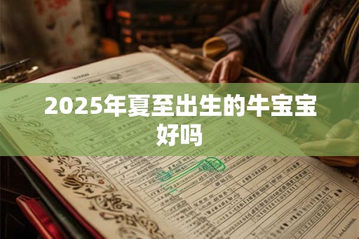 2025年夏至出生的牛宝宝好吗