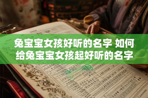 兔宝宝女孩好听的名字 如何给兔宝宝女孩起好听的名字