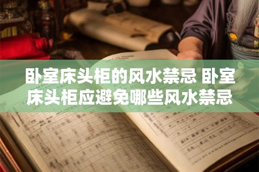 卧室床头柜的风水禁忌 卧室床头柜应避免哪些风水禁忌