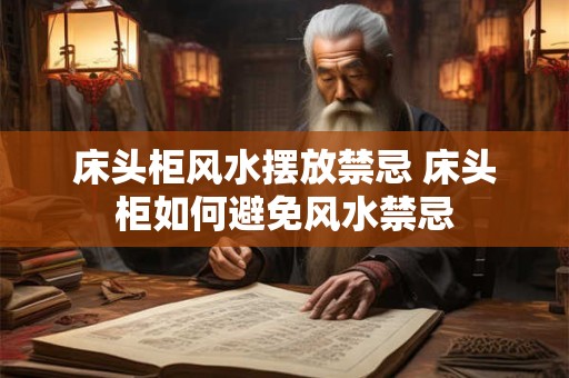 床头柜风水摆放禁忌 床头柜如何避免风水禁忌