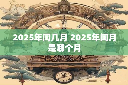 2025年闰几月 2025年闰月是哪个月