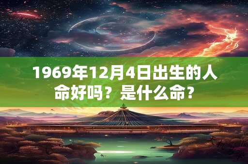 1969年12月4日出生的人命好吗？是什么命？