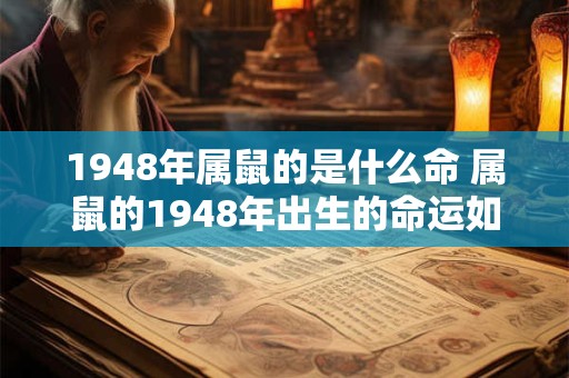 1948年属鼠的是什么命 属鼠的1948年出生的命运如何