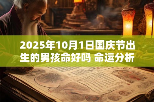 2025年10月1日国庆节出生的男孩命好吗 命运分析