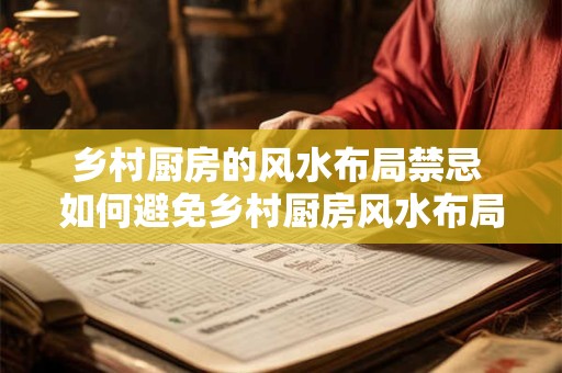 乡村厨房的风水布局禁忌 如何避免乡村厨房风水布局中的禁忌