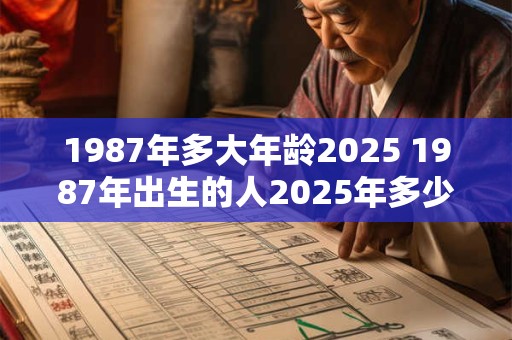 1987年多大年龄2025 1987年出生的人2025年多少岁
