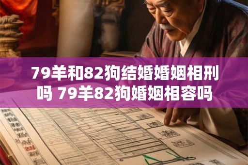 79羊和82狗结婚婚姻相刑吗 79羊82狗婚姻相容吗