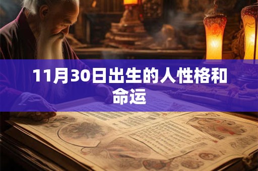 11月30日出生的人性格和命运