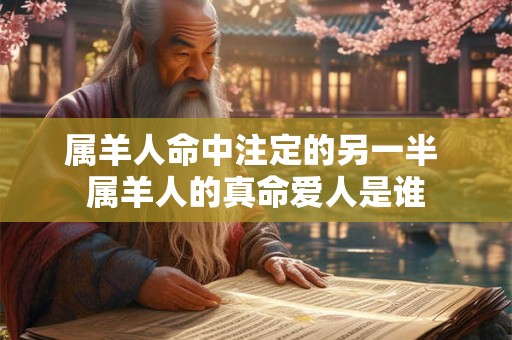 属羊人命中注定的另一半 属羊人的真命爱人是谁