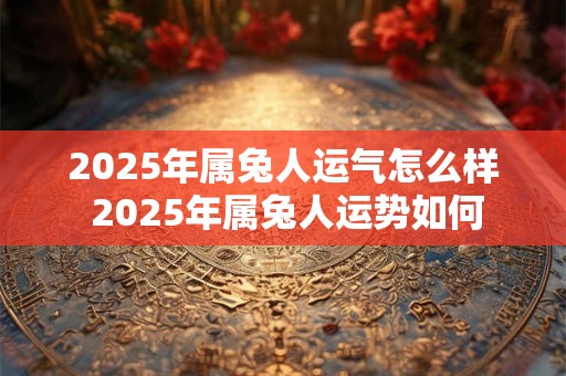 2025年属兔人运气怎么样 2025年属兔人运势如何