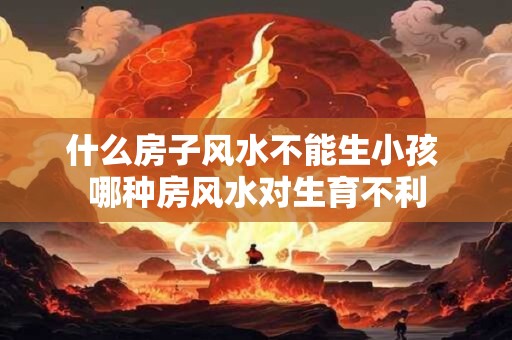 什么房子风水不能生小孩 哪种房风水对生育不利
