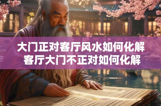 大门正对客厅风水如何化解 客厅大门不正对如何化解风水
