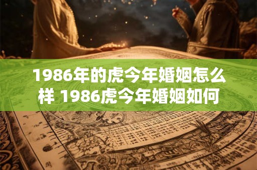 1986年的虎今年婚姻怎么样 1986虎今年婚姻如何