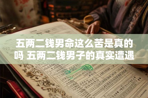 五两二钱男命这么苦是真的吗 五两二钱男子的真实遭遇