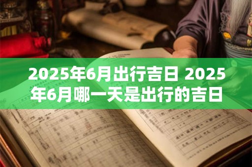 2025年6月出行吉日 2025年6月哪一天是出行的吉日