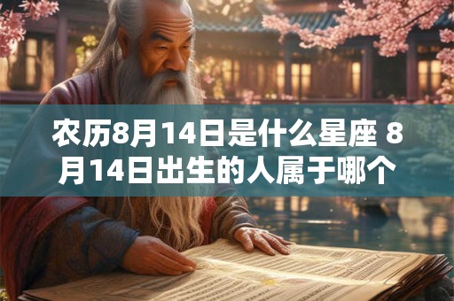 农历8月14日是什么星座 8月14日出生的人属于哪个星座