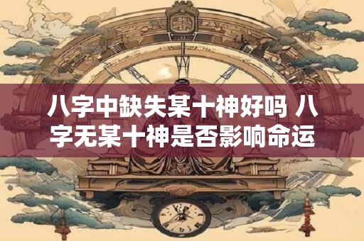 八字中缺失某十神好吗 八字无某十神是否影响命运