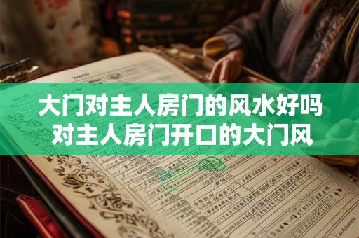 大门对主人房门的风水好吗 对主人房门开口的大门风水好吗