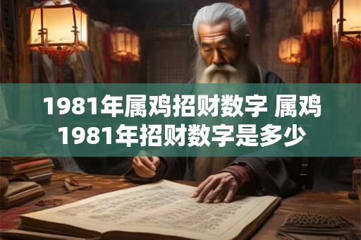 1981年属鸡招财数字 属鸡1981年招财数字是多少