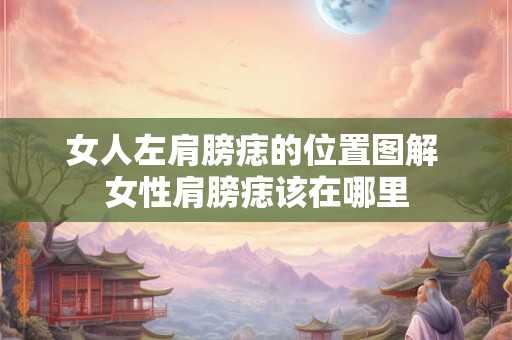 女人左肩膀痣的位置图解 女性肩膀痣该在哪里