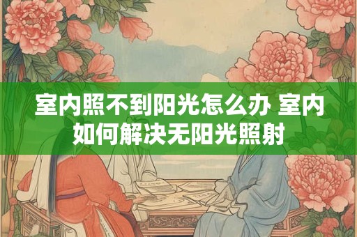 室内照不到阳光怎么办 室内如何解决无阳光照射