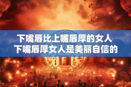 下嘴唇比上嘴唇厚的女人 下嘴唇厚女人是美丽自信的象征