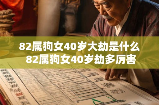 82属狗女40岁大劫是什么 82属狗女40岁劫多厉害