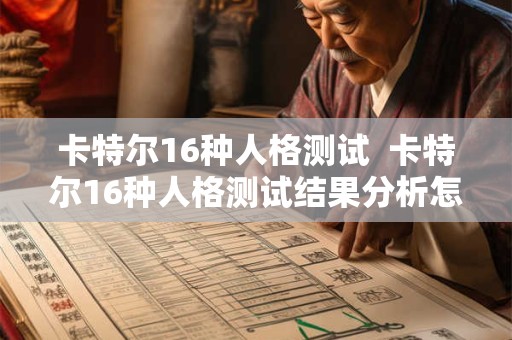 卡特尔16种人格测试  卡特尔16种人格测试结果分析怎么看