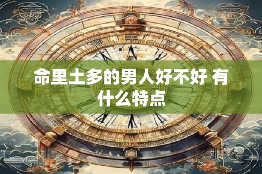 命里土多的男人好不好 有什么特点